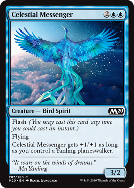 Core Set 2020 287/280 Celestial Messenger (Planeswalker Deck)