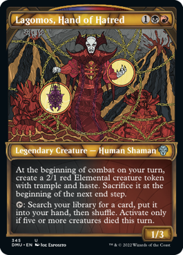 Dominaria United 304 Lagomos, Hand of Hatred (Stained Glass)