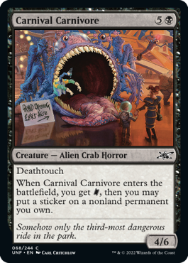 Unfinity 068/244 Carnival Carnivore