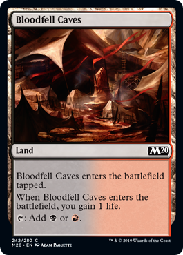 Core Set 2020 242/280 Bloodfell Caves