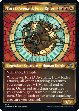 Dominaria United 322 Tori D'Avenant, Fury Rider (Stained Glass)