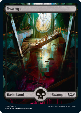 Streets of New Capenna 276/281 Swamp (Full-Art Metropolis)