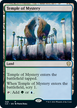 Commander 2021 324 Temple of Mystery