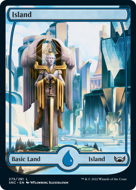 Streets of New Capenna 275/281 Island (Full-Art Metropolis)