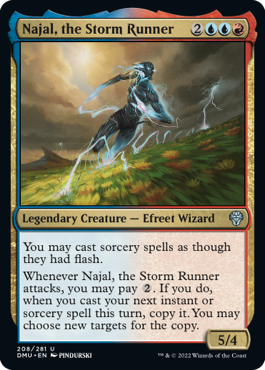 Dominaria United 208/281 Najal, the Storm Runner