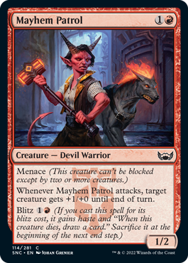 Streets of New Capenna 114/281 Mayhem Patrol (Foil)