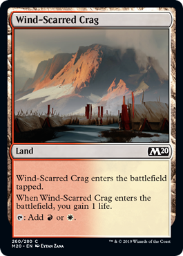 Core Set 2020 260/280 Wind-Scarred Crag