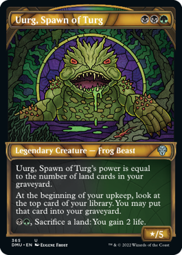 Dominaria United 324 Uurg, Spawn of Turg (Stained Glass)