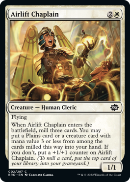 The Brothers' War 002/287 Airlift Chaplain (Foil)