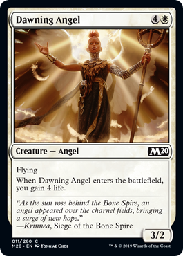 Core Set 2020 011/280 Dawning Angel