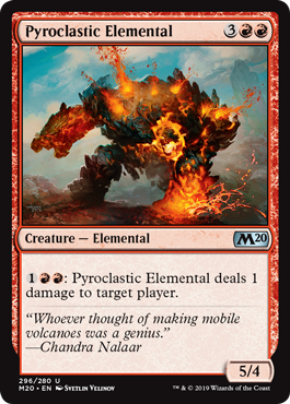 Core Set 2020 296/280 Pyroclastic Elemental (Planeswalker Deck)