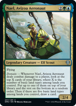 Dominaria United 207/281 Nael, Avizoa Aeronaut