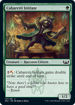 Streets of New Capenna 137/281 Cabaretti Initiate (Foil)