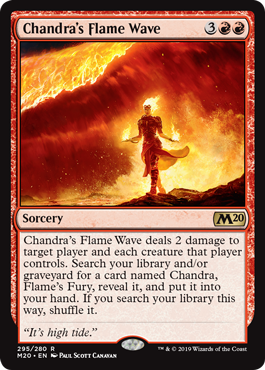 Core Set 2020 295/280 Chandra's Flame Wave (Planeswalker Deck)