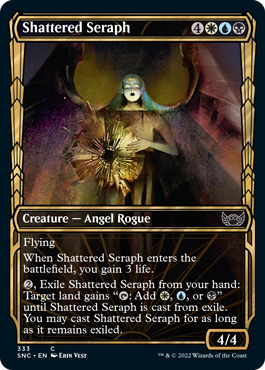 Streets of New Capenna 333 Shattered Seraph (Golden Age Frame) (Foil)