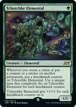 Unfinity 158/244 Tchotchke Elemental (foil)