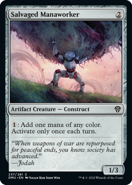 Dominaria United 237/281 Salvaged Manaworker