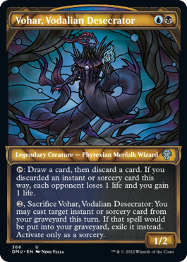 Dominaria United 325 Vohar, Vodalian Desecrator (Stained Glass)