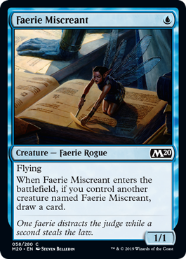 Core Set 2020 058/280 Faerie Miscreant