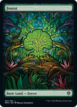 Dominaria United 281/281 Forest (Stained Glass)