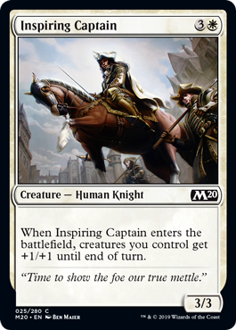 Core Set 2020 025/280 Inspiring Captain