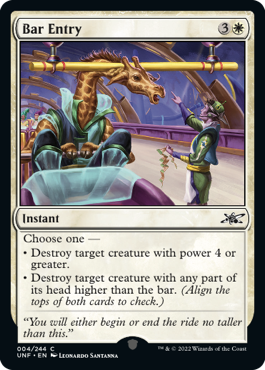 Unfinity 004/244 Bar Entry (Foil)