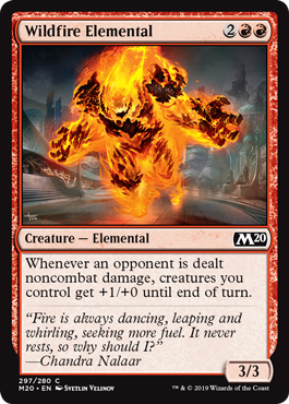 Core Set 2020 297/280 Wildfire Elemental (Planeswalker Deck)