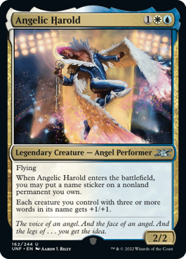 Unfinity 162/244 Angelic Harold