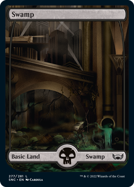 Streets of New Capenna 277/281 Swamp (Full-Art Metropolis)