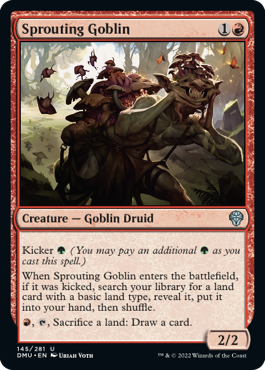 Dominaria United 145/281 Sprouting Goblin