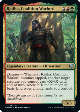 Dominaria United 211/281 Radha, Coalition Warlord