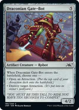 Unfinity 188/244 Draconian Gate-Bot (foil)