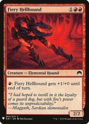 The List - Magic Origins 284/272 Fiery Hellhound