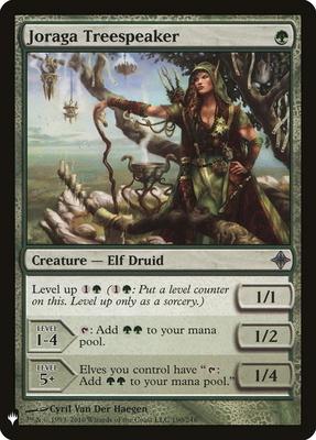 The List - Rise of the Eldrazi 190/248 Joraga Treespeaker