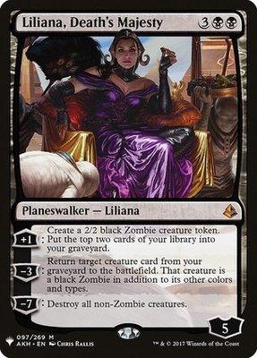 The List - Amonkhet 097/269 Liliana, Death's Majesty