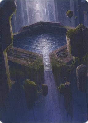 Zendikar Rising Art Series 32/81 Morphic Pool - Steven Belledin