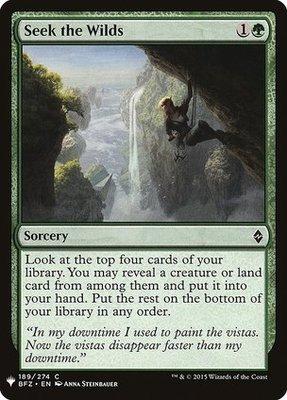 The List - Battle for Zendikar 189/274 Seek the Wilds