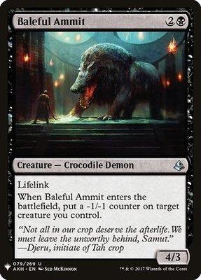 The List - Amonkhet 079/269 Baleful Ammit