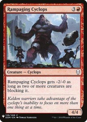 The List - Dominaria 139/269 Rampaging Cyclops